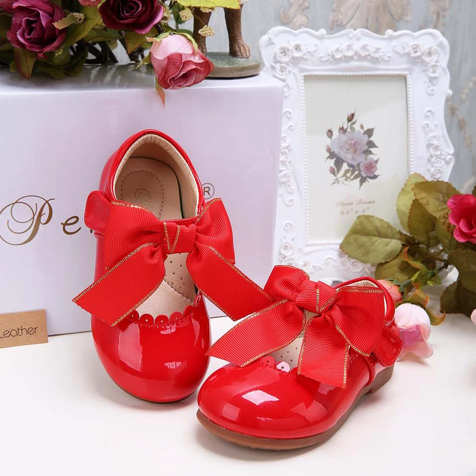 baby girl bow shoes