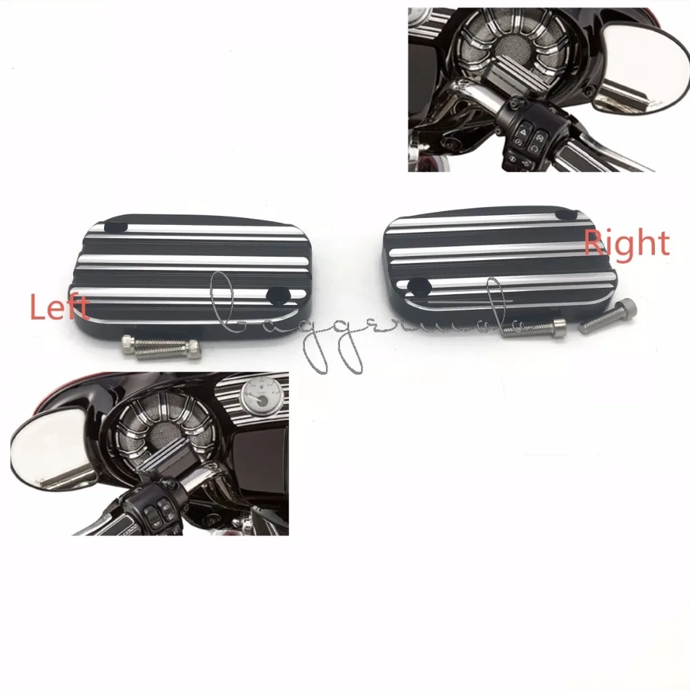 

Motorcycles Cylinder Covers Cap Aluminium CNC Left And Right Front Master Cover Fit For Harley