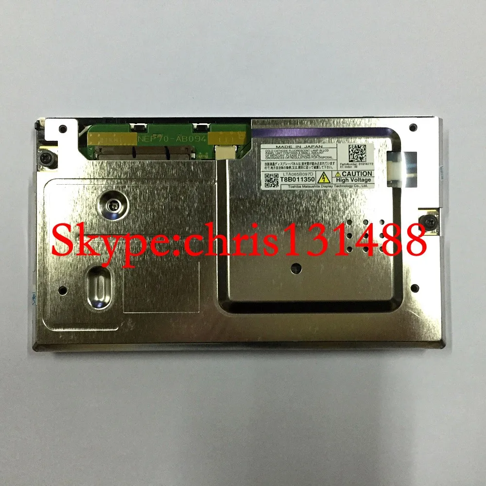 headrest dvd player Free shipping  Brand New Original Car Navigation 6.5" inch LCD Display Screen LTA065B097D LCD Panel For Pors&ch & Cayene PCM2 car display screen