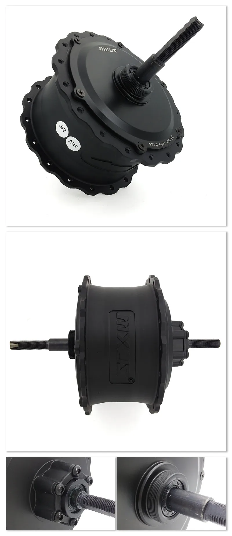 Sale 36V 48V 350W High Speed Brushless Gear Hub Fat Bike Motor E-bike Motor Rear Wheel Drive for 175 mm Fork MXUS Brand XF15-Fat 10 Sale 36V 48V 350W High Speed Brushless Gear Hub Fat Bike Motor E-bike Motor Rear Wheel Drive for 175 mm Fork MXUS Brand XF15-Fat 10