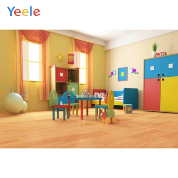 

Yeele Baby Room Colorful Chair Child Portrait Photography Backgrounds Digital Customized Photographic Backdrop For Photo Studio