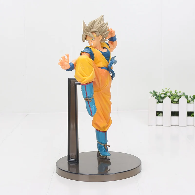 5 шт./лот 20 см Dragon Ball z Super FES vol.1 Супер Saiyan Goku Набор ПВХ фигурка игрушка Драконий шар фигурка