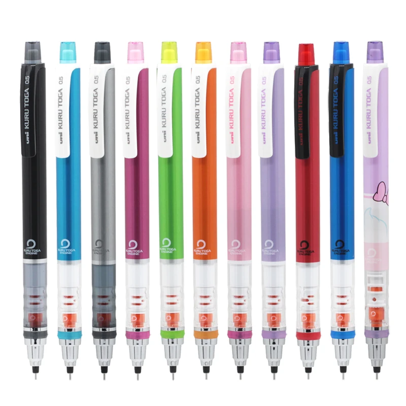 

UNI KURU TOGA Engine Mechanical Pencils Automatic Revolving Refill 0.5mm M5-450