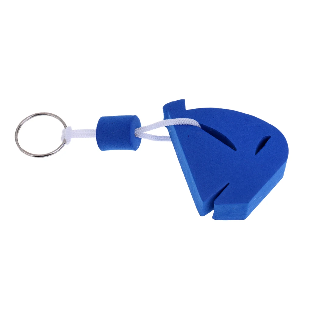 Perfeclan 4 Pieces Marine Outboard Floating Keyring Kayak Fishing- Sailing Ship, Dolphin, Anchor and Buoy Sports Fan Key Chains