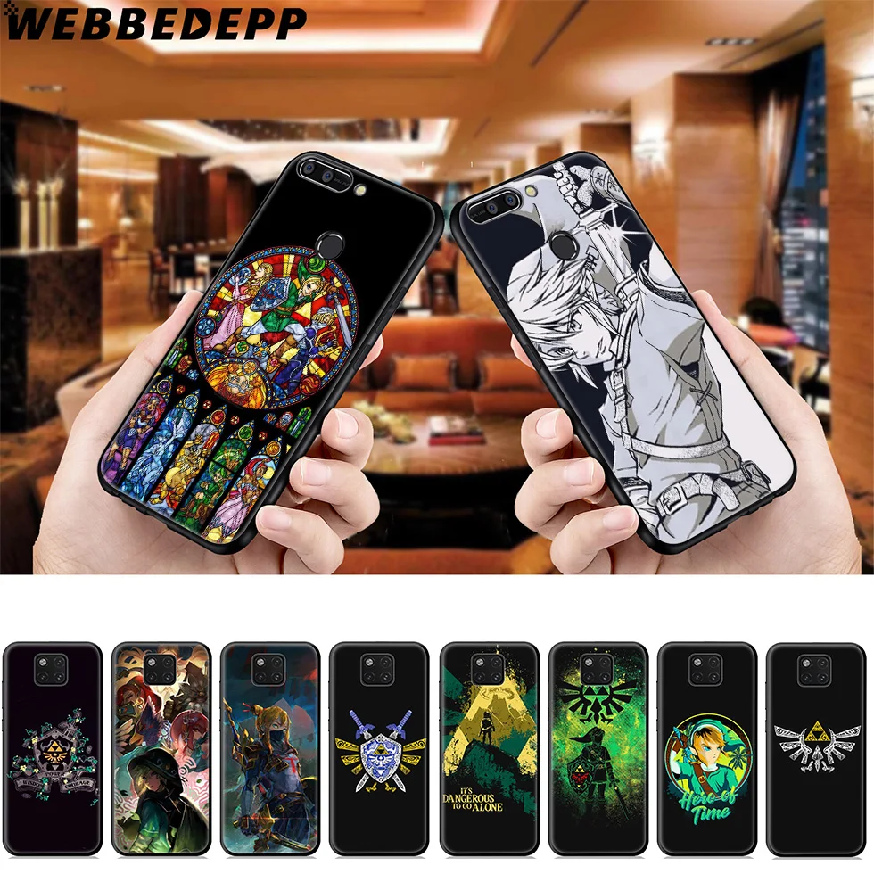 Мягкий чехол WEBBEDEPP Legends Of Zelda для Huawei Mate Honor 20 6A 7A 7C 7X 8 9 9X 10 View Lite Pro 30 |