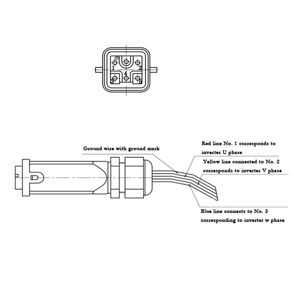 Daedalus квадратный с воздушным охлаждением 5KW 380 v мотор шпинделя CNC ER32 цанговый Высокое качество для фрезерного станка с ЧПУ Горячая