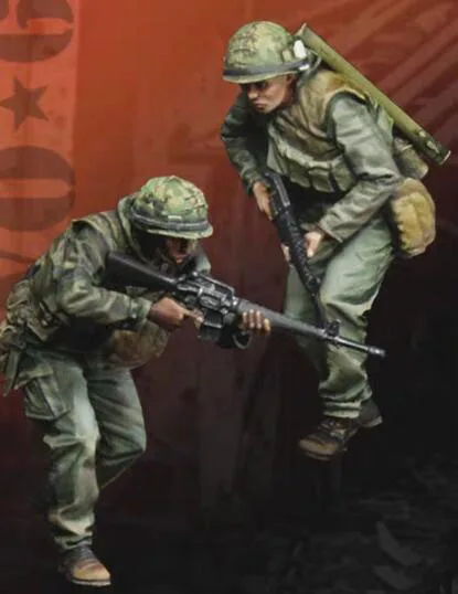

1/35 Resin Kits US Soldiers 2pcs/set Model Kits