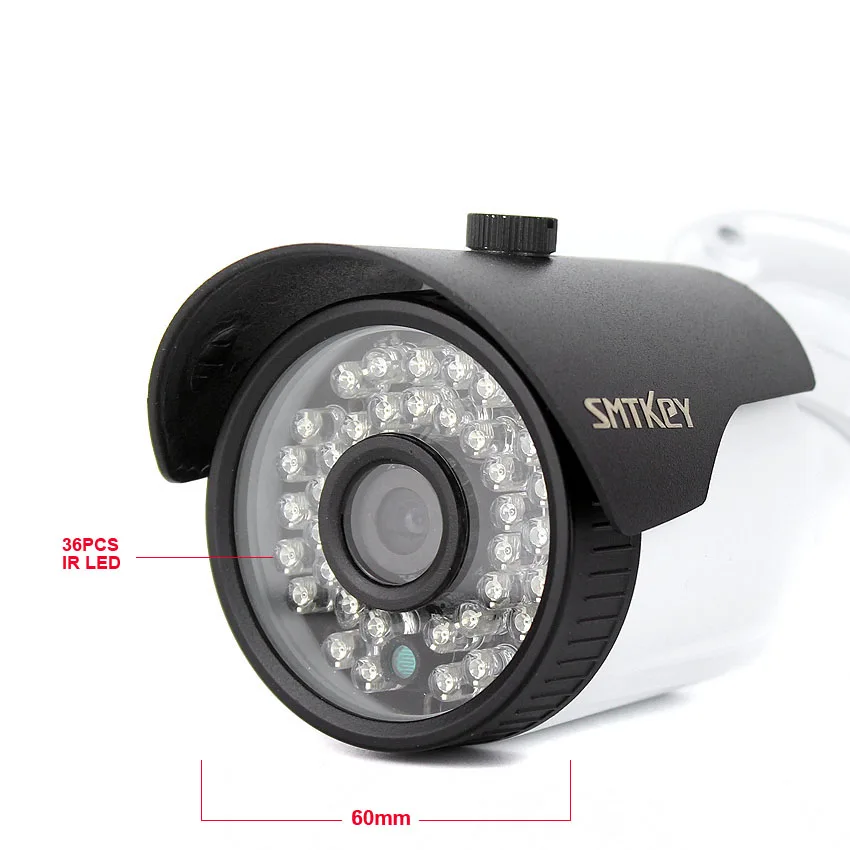 SMTKEY H.264 Onvif 1080P ip-камера широкий обзор 2,8 мм объектив 2MP Проводная сетевая ip-камера опция 960P или 720P IPC для NVR CCTV системы