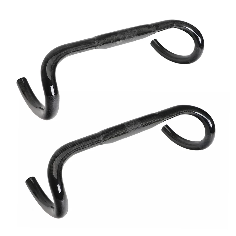 

carbon road bike handlebar 3K and UD drop 125mm reach 80mm 31.8*400/420/440mm road carbon handlebar 210g