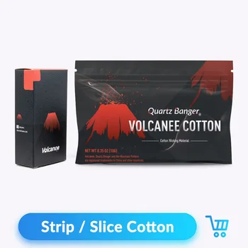 

Volcanee Organic Electronic Cigarette Cotton For RDA RTA Atomizer Coil Wick Vape Accessories Organic Cotton VS Bacon Cotton