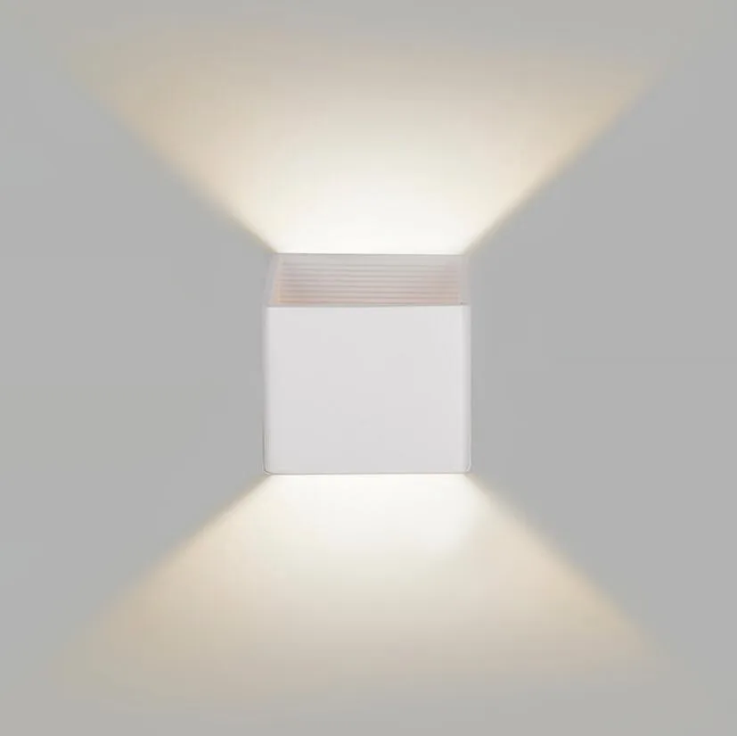 Современный из светодиодов настенный светильник 7 Вт COB украшения дома для спальни кровати алюминиевый бра ванная комната светильник