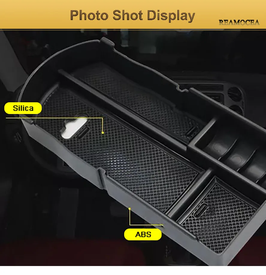 Reamocea Car Interior Center Console Armrest Storage Box Container Organizer Holder For Toyota Prius XW30 Facelift Hatchback  (3)
