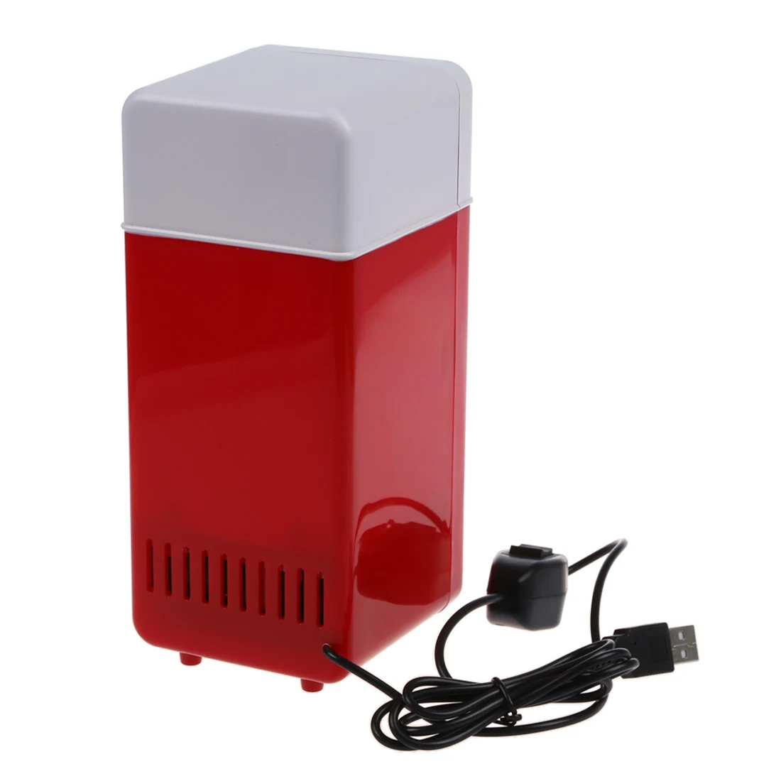 Настольный мини-холодильник USB гаджет банок для напитков охладитель теплее холодильник с внутренним светодио дный светодиодный свет автомобиля применение мини，Мини-холодильник С внутренним светодиодом