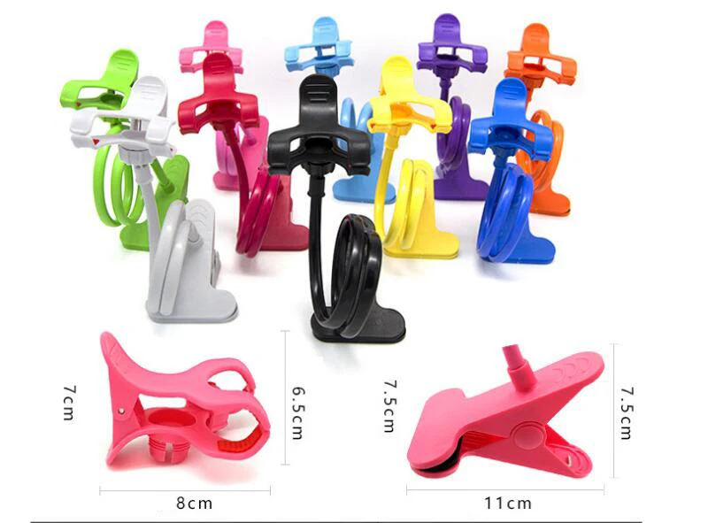 mobile stand holder Universal Lazy Phone Holder Desk Bed Side Colorful Flexible Long Arm Clip Mount Phone Stand for Universal Mobile Phone mobile stand for car