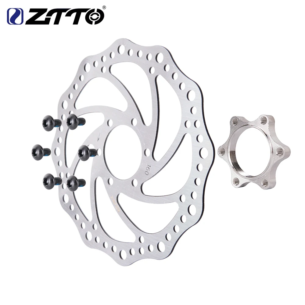 

ZTTO Bike Bicycle Freewheel Threaded Hubs Disk Disc Brake Rotor with 6Bolt Flange Adapter