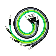 11 шт./компл. тренировка йога BeltsTubes Pull Rope резиновый расширитель эластичные полосы фитнес с сумкой