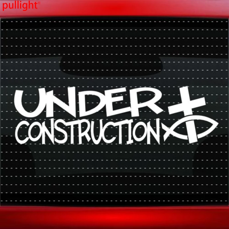 Under Constuction #1 Christian Car Decal Truck Window Vinyl Sticker | Автомобили и мотоциклы