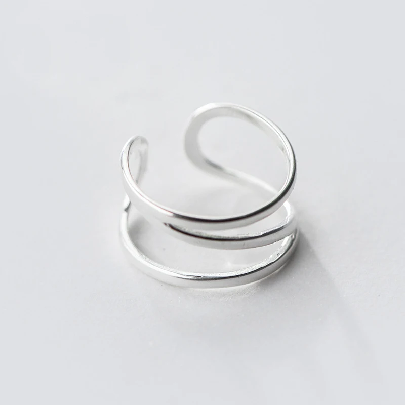 925 Sterling Silver Ladies Tail Real Silver Girls Ring Fine Luxury Designer Jewelry For Women Size 7 Jewellery Women Accessories