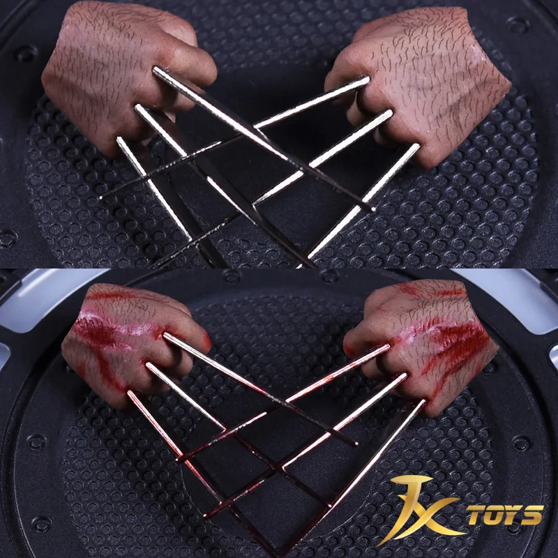 

JXtoys Wolverine 1/6 Wolf Claw Fist Hand Claw Type Support HT Ferrite Action Figure Model