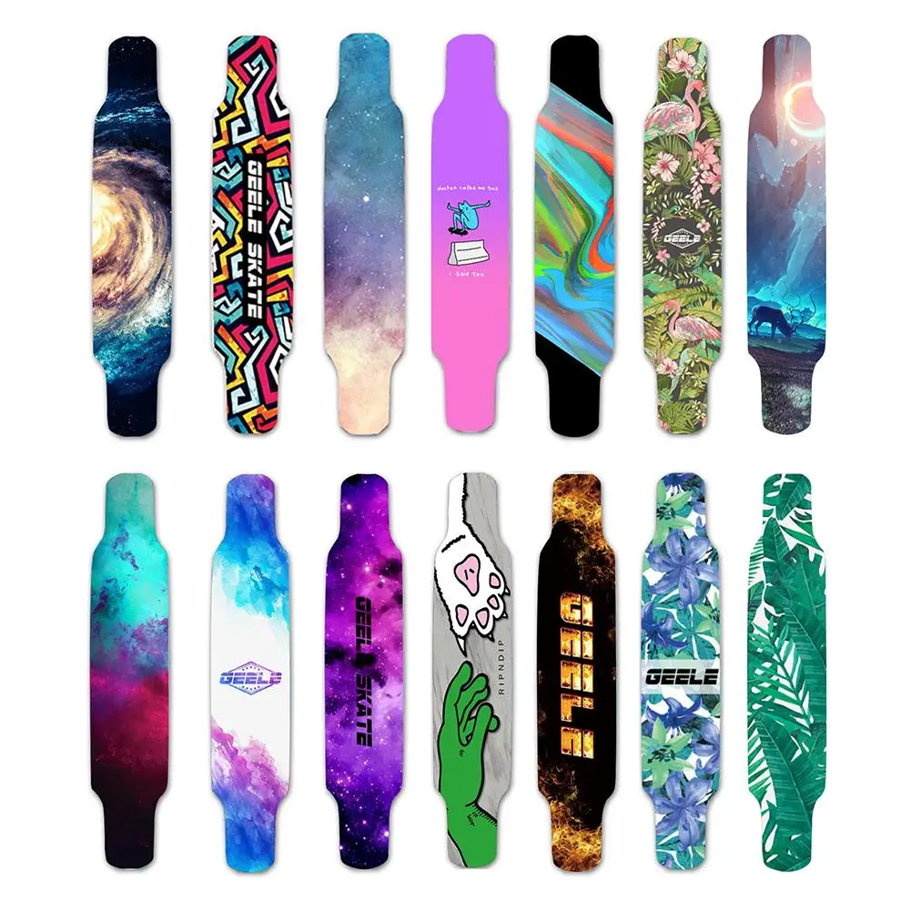 

120*25cm Long Skateboard Sandpaper Scooter Sticker Wear Resistant Sand Sticker Skateboard Decoration Sticker Riding Accessories