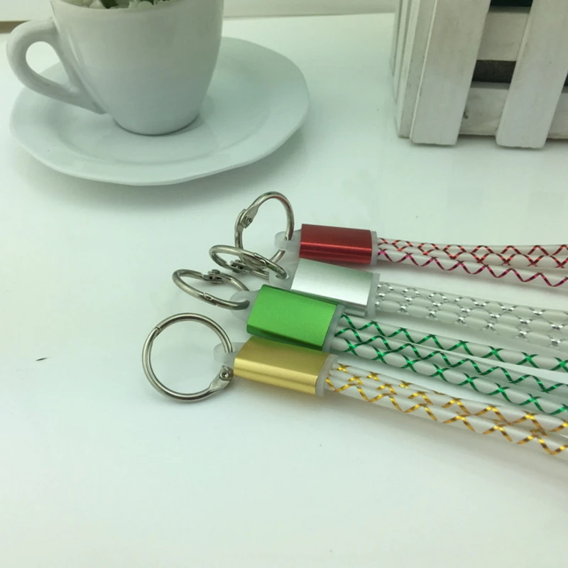 Antirr العالمي المحمولة 2 في 1 usb كابل بيانات كابل المفاتيح usb الحبل ل سامسونج htc فون 5 5 ثانية 6 6 ثانية 6 زائد 7 7 زائد