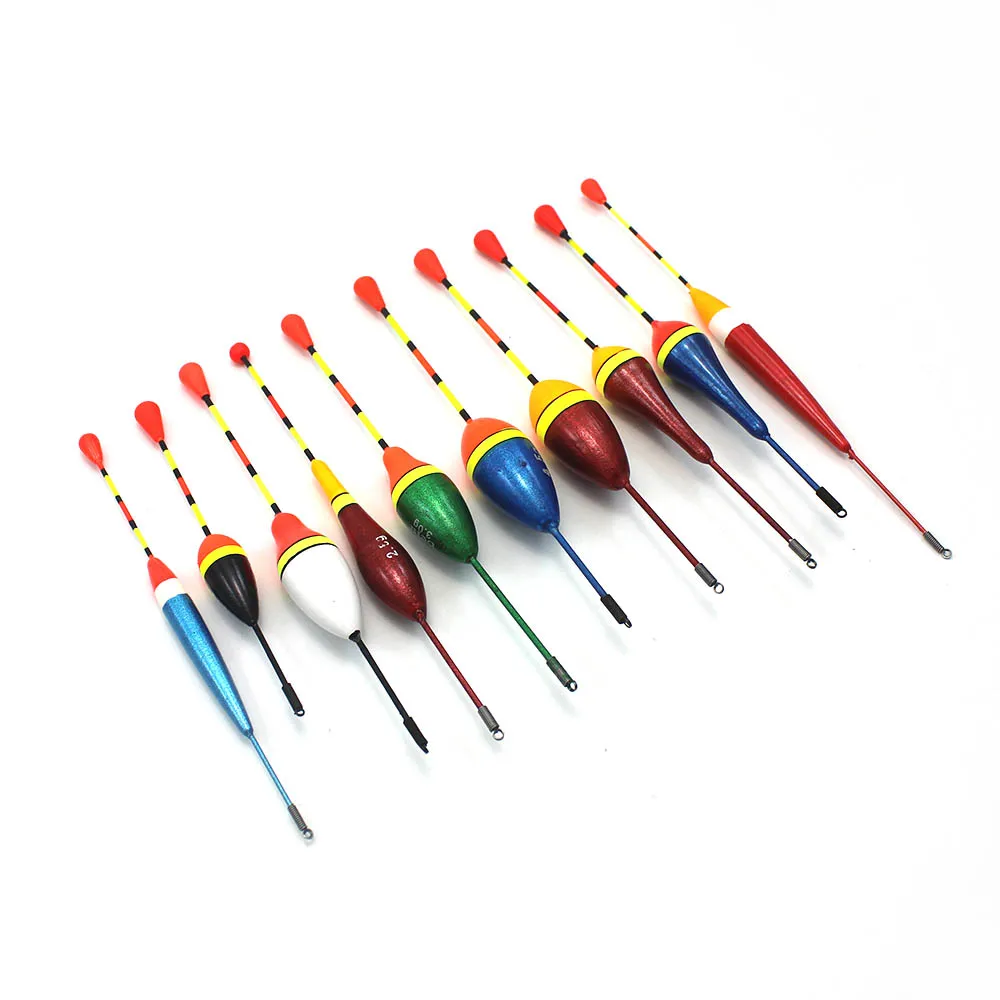 Bolsa de Pesca Tamanho da Mistura para Equipamento de Pesca Flutuador Longo Cauda Pesca Flutua Set4.5g 3.0g 2.5g 1.2g 0.8g 0.6g 100 Pçs - 10 4 100 pçs 10 saco de pesca flutuador
