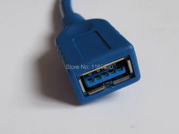 

3pcs generic Straight USB 3.0 A Female Card To Male Degrees right Angle Extension convertor Cable For Notebook Laptop etc. 30cm