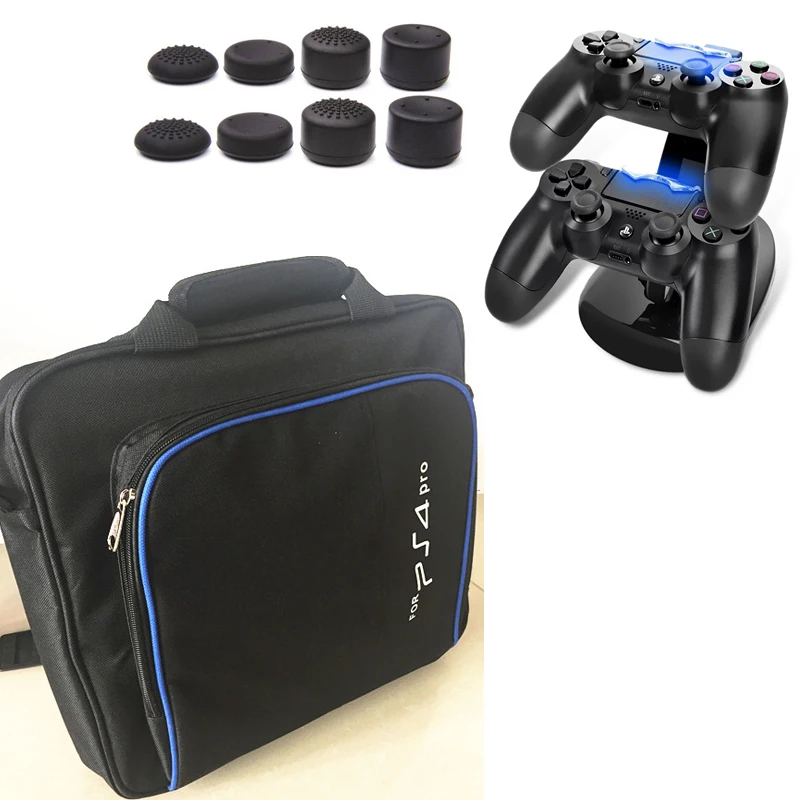 PS4 PRO сумка для хранения, дорожный защитный чехол, сумка на плечо+ зарядное устройство, док-станция, подставка для sony Playstation 4 Pro PS4 Pro