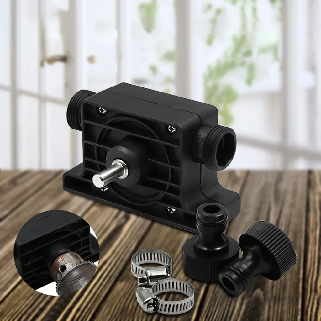 

2019 New Arrivals 8mm Round Shank Electric Drill Oil/Water Pump Self Priming with Hose Clamps Best Selling Dropshipping