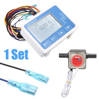 

LCD Digital Fuel Oil Flow Meter Flowmeter With 13mm Gasoline Gear Flow Sensor 0-10LPM Mayitr