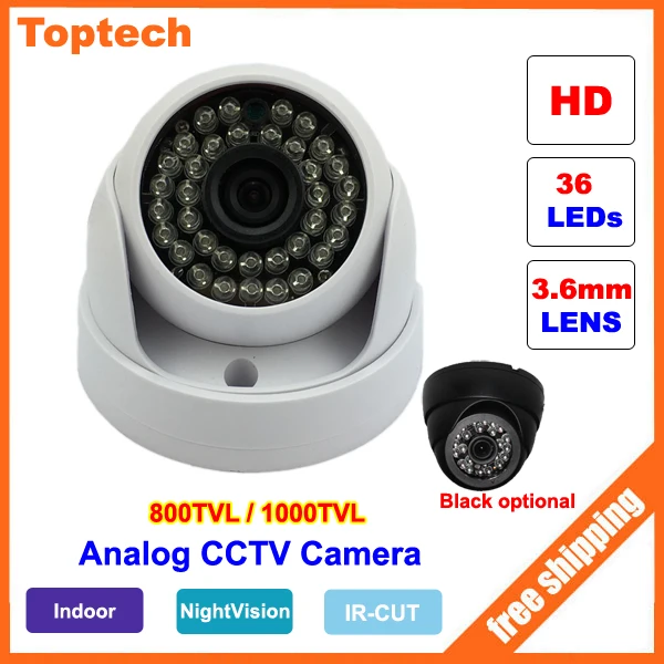HD 960H 800TVL/1000TVL CCTV camera IR Cut Filter 36 IR LED Day/Night