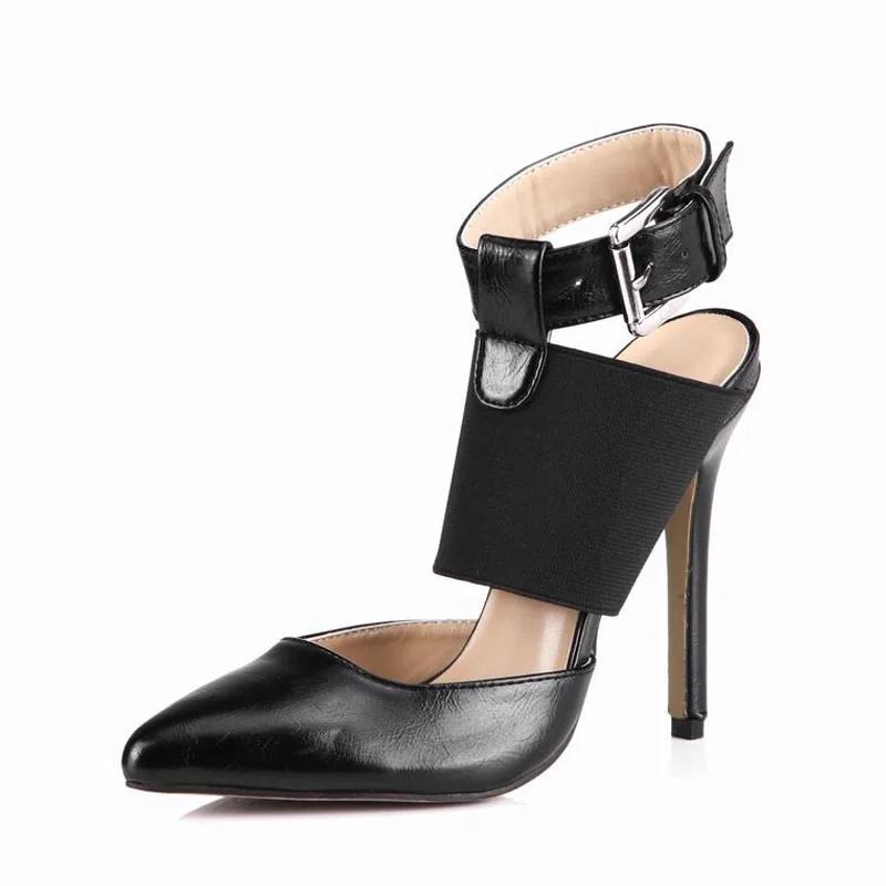 

2017 Women Sandals Sexy High Heels Buckle Pointed Toe Woman Valentine Club Party Ladies Dress Shoes Tenis Feminino Zapatos Mujer