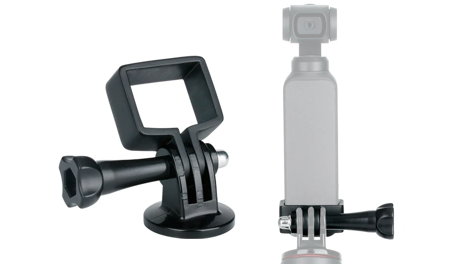 OSMO Pocket Handheld Phone Holder Bracket Fixed Stand Mobile Holder Clamp w Large Wide-Angle Lens for DJI OSMO Pocket dropship