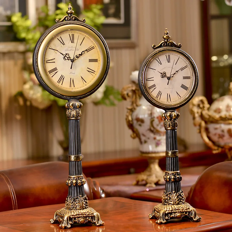 

Supply of modern fashion bedroom clock clock retro European-style garden style art ornaments home decor gift