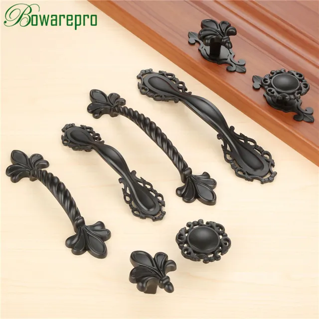 Cheap bowarepro Furniture Handles Cabinet Knob Drawer Pull Handle Kitchen Door Hardware Furniture Knobs Handle Single Hole/40/64/96MM Cheap bowarepro Furniture Handles Cabinet Knob Drawer Pull Handle Kitchen Door Hardware Furniture Knobs Handle Single Hole/40/64/96MM