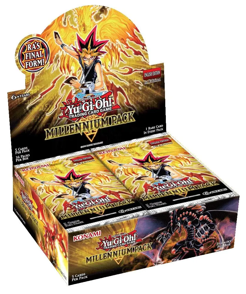 

[ESTARTEK] KONAMI Yugioh Card English Edition Millennium Pack New Box for Yu-Gi-Oh Trading Card Game
