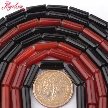

5x15-6x15mm Smooth Column Agates Beads Natural Stone Beads For DIY Necklace Bracelats Earring Jewelry Making 15" Free Shipping