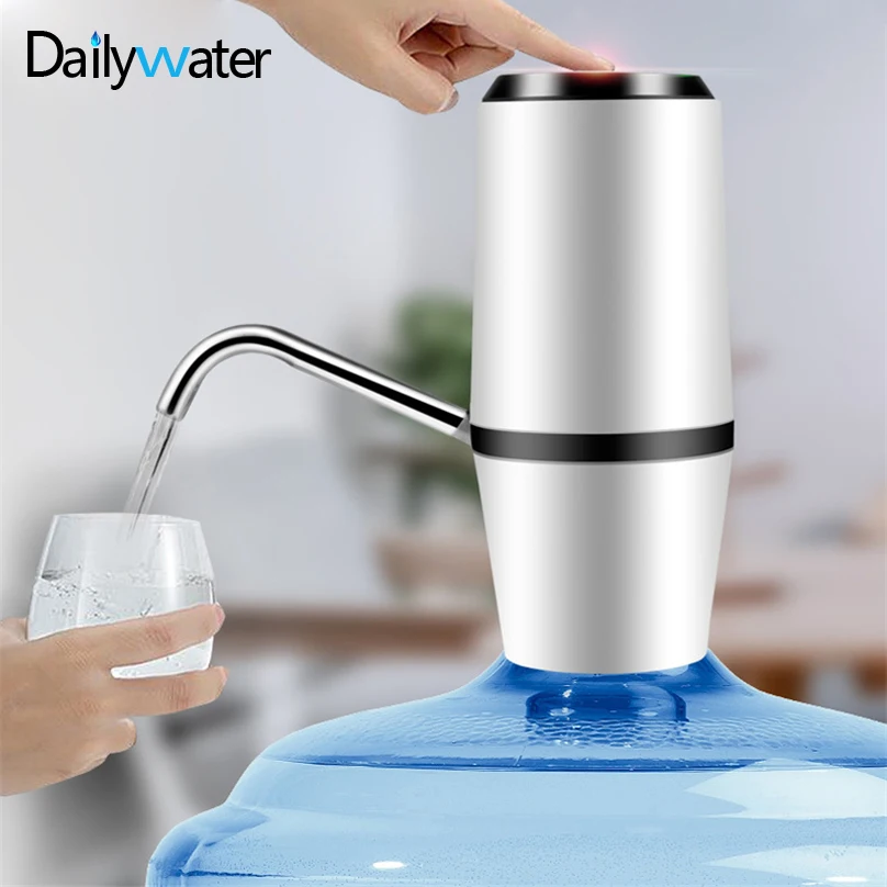 Dailywater Dispensador De Agua Automatico Настольный мини-usb заряженный двойной мотор Быстрый Насос диспенсер для воды для холодной бутылки для воды