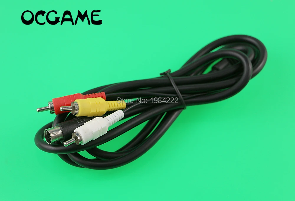 Высококачественный AV кабель OCGAME 1 8 м для SEGA Mega Drive Genesis 2 и 3|cable for|genesis segacable sega |