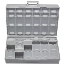 AideTek корпус SMD SMT коробка с конденсаторами Органайзер поверхностное крепление для электроники Чехлы для хранения& органайзеры plasitc toolbox BOXALL48