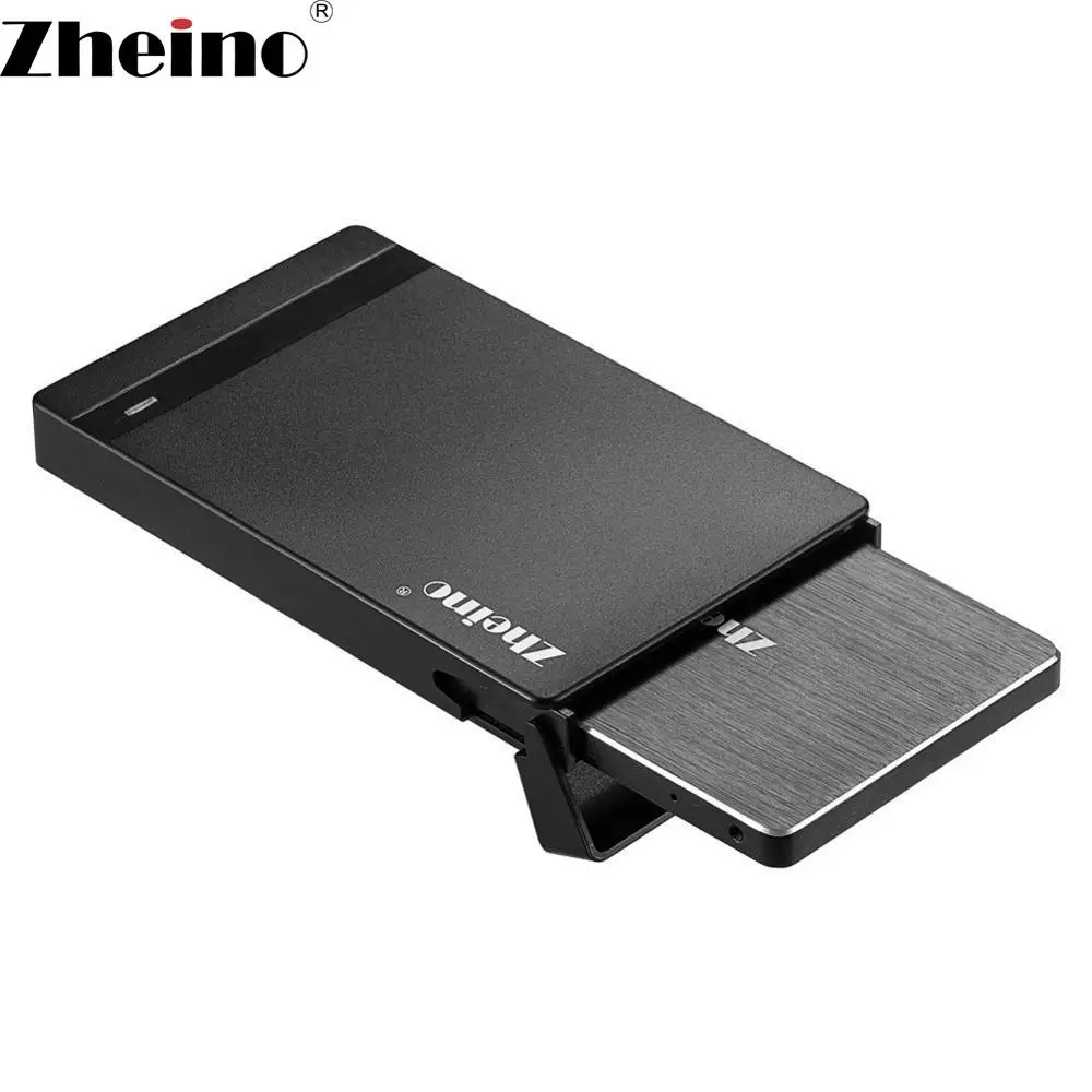 Zheino 2,5 дюймов USB 3,0 внешний защитный корпус коробка Тип A-Micro B для 7 мм 9,5 мм Sata SSD/HDD жесткий диск инструмент Бесплатная