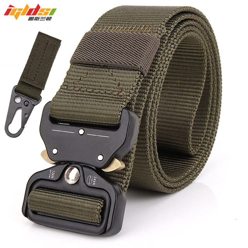 

Tactical Nylon Belt Military Army Special Forces Men SWAT Gear Combat Multifunctional Waistband Emergency Survival Belt 3.8CM