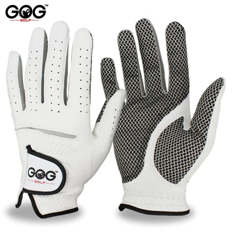 Genuine Leather Men's Golf Gloves Left Right Hand Soft Breathable Pure Sheepskin Golf Gloves accessories golf gloves golf glove