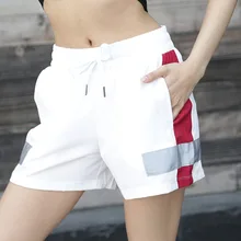 Женские летние быстросохнущие свободные шорты для бега, женская спортивная одежда, безопасные спортивные шорты, тонкие шорты для йоги, фитнес-шорты для тренировок, пляжа