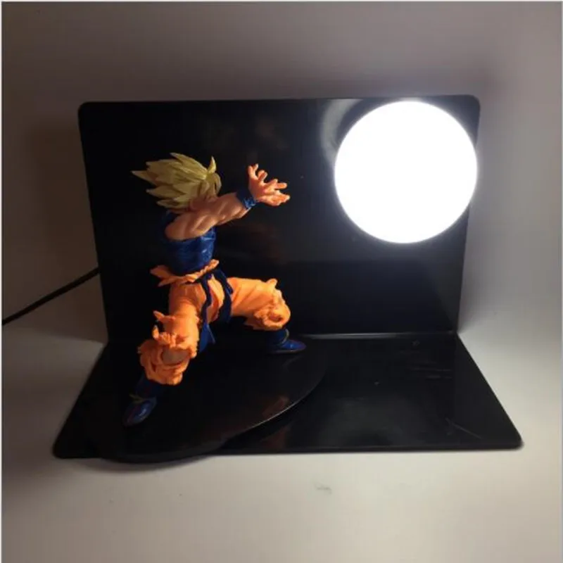 

3D Cartoon Model Dragon Ball Figure Goku LED Table Lamp Creative Anime Gift Night Light For Kids Action Figures Model Luminaire