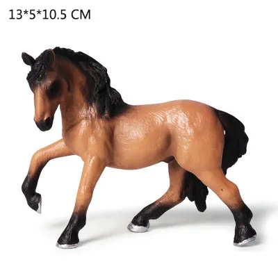 23 Type Optional Horse Model Hand Painted Action Figures Wild Steed Figurines PVC High Quality Educational Toys for Kids Gift - Цвет: M091