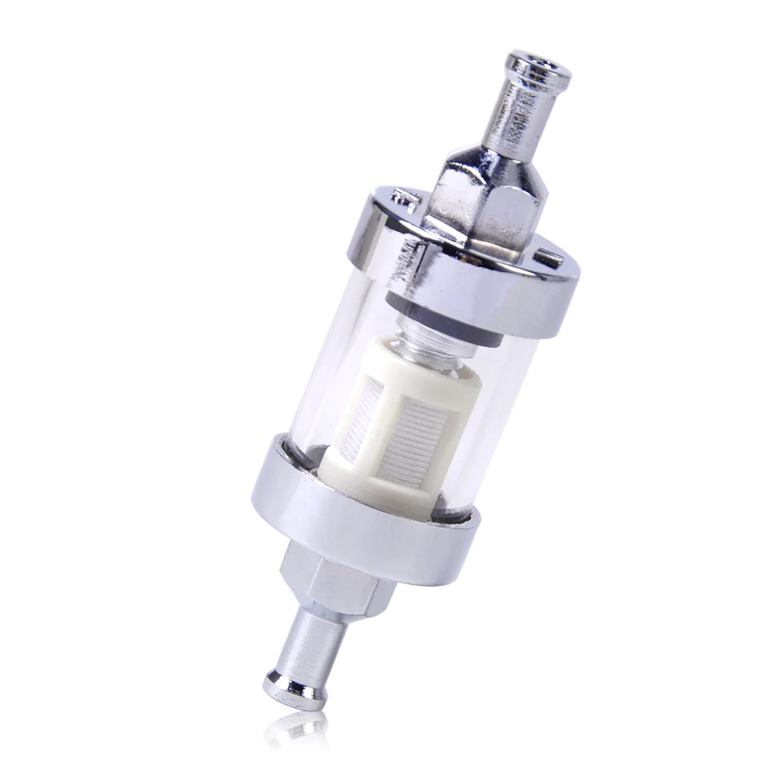 CITALL Car Motorcycle Scooter 6mm 1/4 inch Chrome Plated Glass Inline