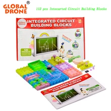 GLOBAL DRONE 120 ProjectsDIY Kits Integrated circuit building blocks snap circuit kit FM Radio experiments kids model kits Scien