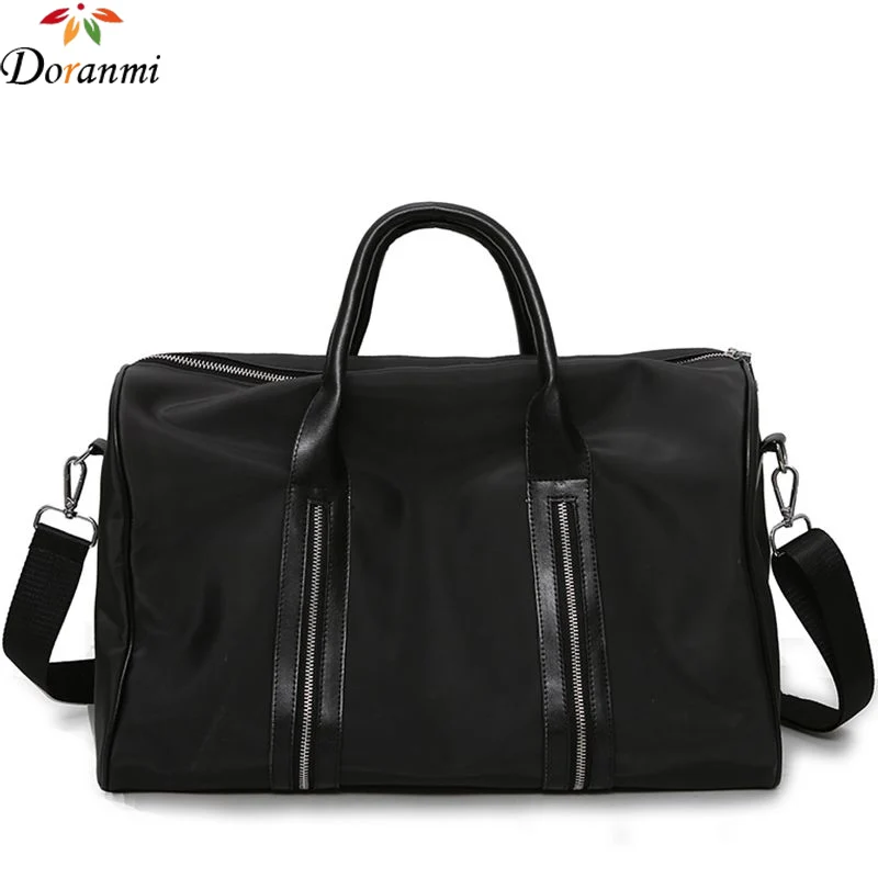 

DORANMI Large Travel Tote For Women Brand Designed Oxford Luggage Black Travel Bags Good Quality Duffle Bags LXB002