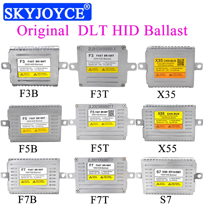 

AC 12V 24V 35W 55W 70W DLT HID Ballast F3 F5 Fast Bright X35 X55 Canbus HID Ballast Reactor For 35W 55W 70W Canbus HID Bulb Kit
